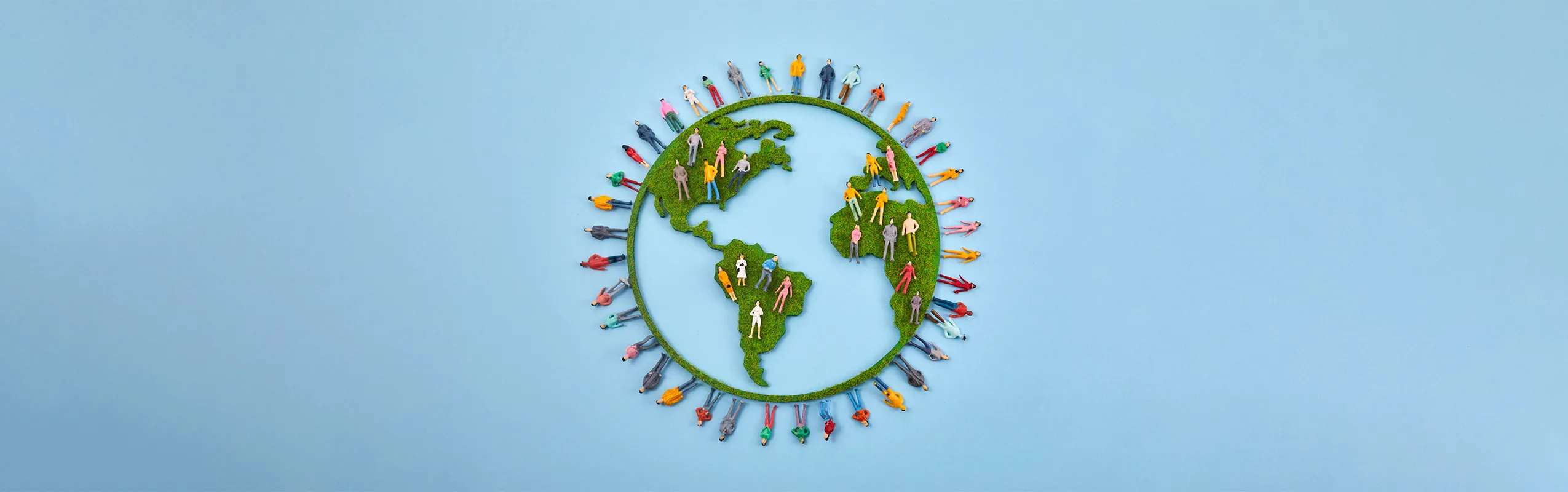 people around the globe, climate action collaborative graphics
